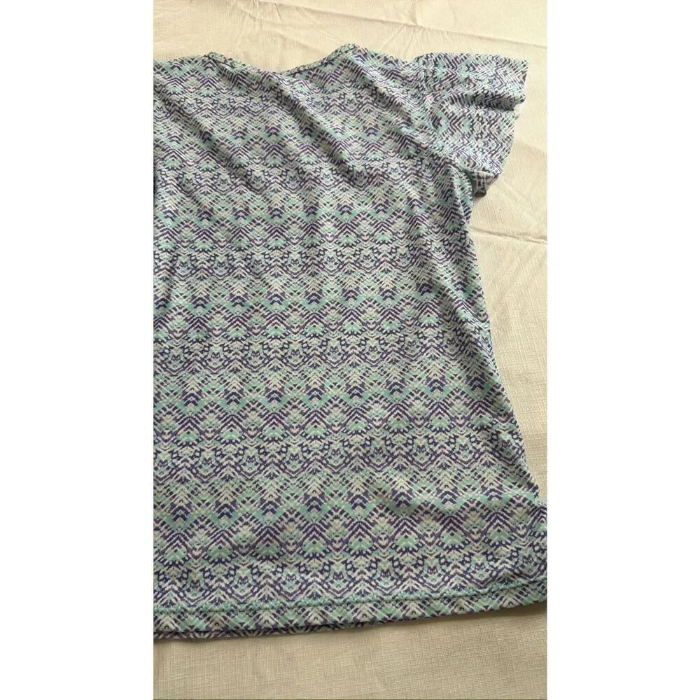 NWT Cabana Life Girls Top Rash Gaurd Size 12 New